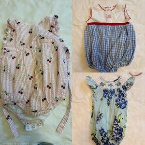 12-18/ 18-24 Romper Bundle!🩵🍒